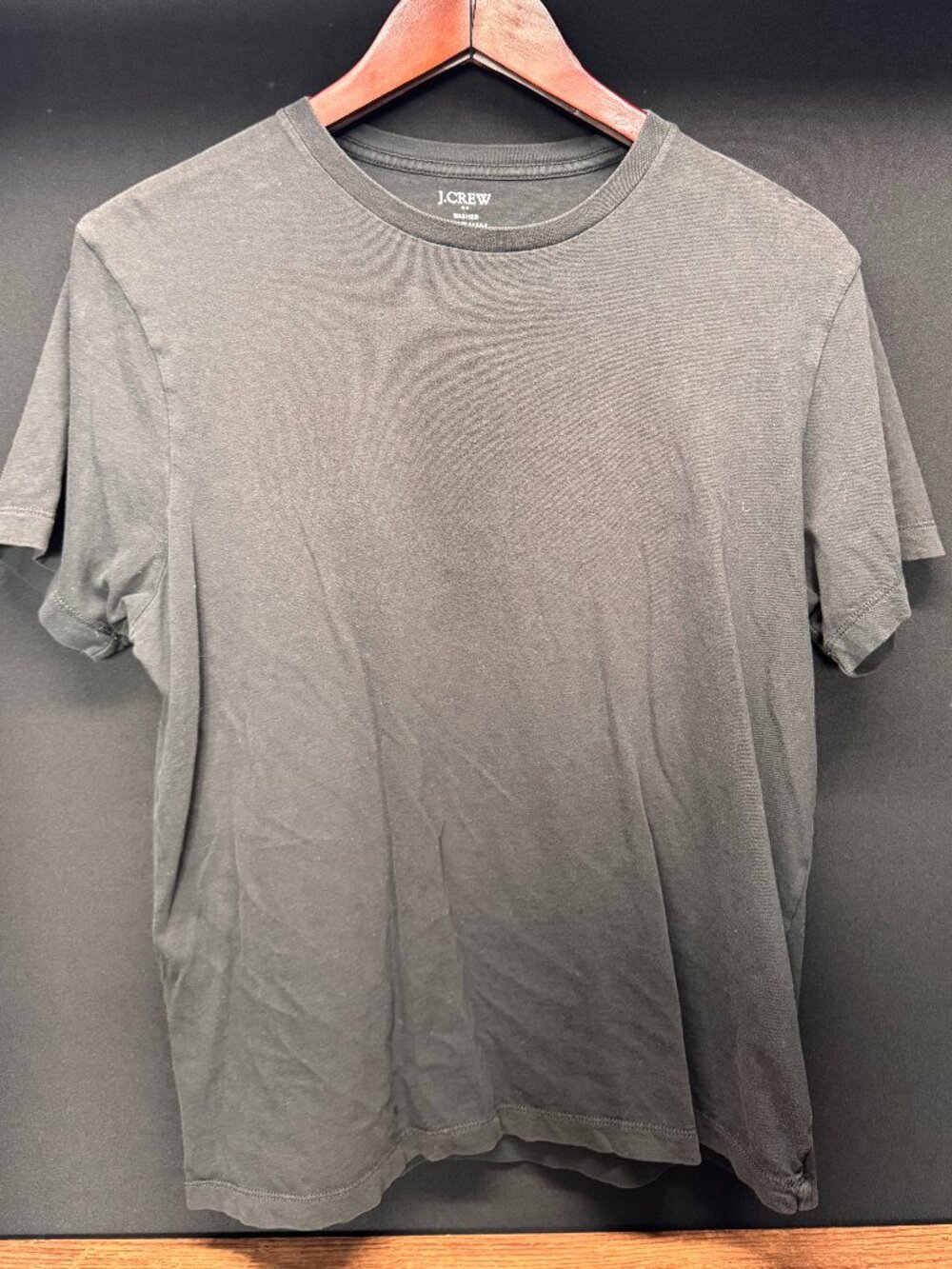 J.Crew Washed Black Crewneck Tee Men’s Medium